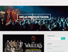 Tablet Screenshot of meloproductions.net